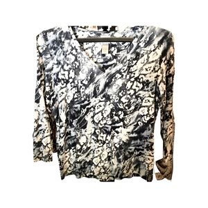 Chico’s Stretchy Super Soft Tie Dye Style Blouse